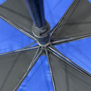 Ovida High Quality Super Strong Double Layer Golf Umbrella Manual Open Business Black and Blue color for young people