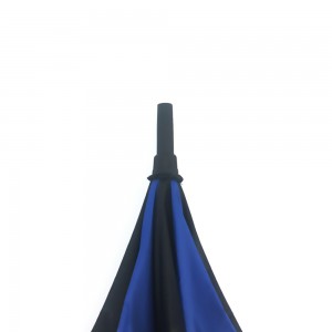 Ovida High Quality Super Strong Double Layer Golf Umbrella Manual Open Business Black and Blue color for young people