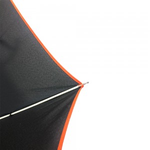 Ovida Promotional Custom Printed Wholesale Bulk Umbrella 27 Inches Fiberglass Straight Auto Open Golf Rain Umbrella Gift Rainbow Umbrella