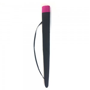 Ovida pongee fabric Straight Auto Open Aluminum shaft Fiberglass Golf Umbrella High Quality black Windproof Golf Umbrella