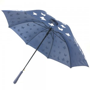 Ovida Noves Invencions Pluja Alta Qualitat Preu Baix Disseny de papallona que canvia de color Paraigua màgic de golf unisex
