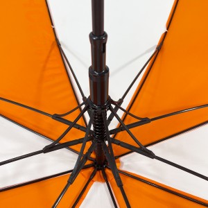 Ovida wholesale umbrella factory price long PU handle print logo windproof and waterpoof cheap straight umbrella for sale