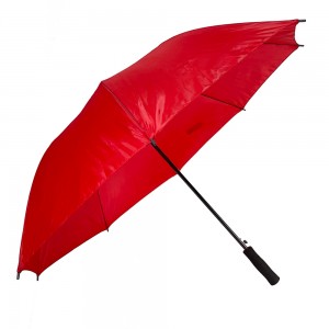 Ovida brand print automatic open golf umbrella ombrello 27inch straight auto open highly cost-effective promotional golf umbrella RED color