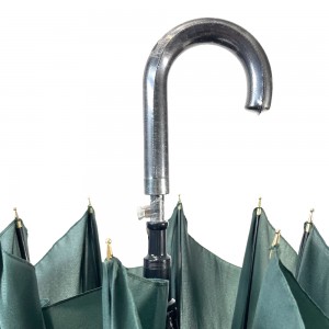 Ovida High-end straight bone umbrella for two people Hotel restaurant automatic logo sombrillas