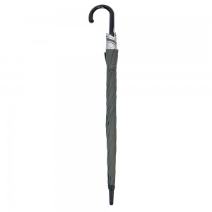 Ovida Stick Paraplu Rubber Crook Handle Paraplu mei oanpaste logo Paraplu's UV-coating