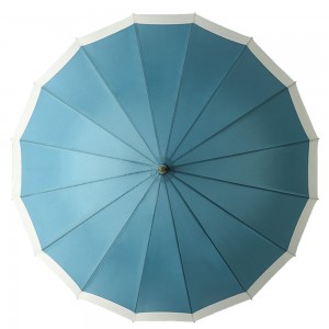 Ovida 16K Curved Handle Umbrella Rain Men Women Reinforce Windproof Golf Long Umbrellas Japanese Style Refreshing Boy Girls Umbrella