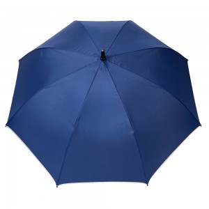 Ovida Wholesale 27Inch Large EVA Handle Windproof logo Prints Promotional Custom Brand Golf Umbrella with logo