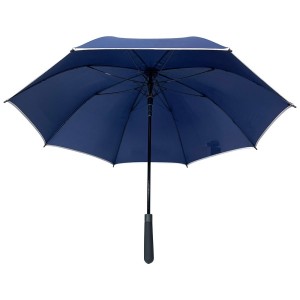 Ovida Wholesale 27Inch Large EVA Handle Windproof logo Prints Promotional Custom Brand Golf Umbrella with logo