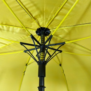 OVIDA 27 Straight Umbrella OEM Factory Fully-Automatic Open Custom Golf Umbrella Logo Business Gift
