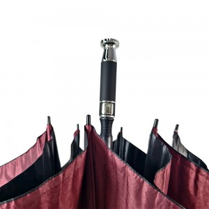 OVIDA Full Fiberglass Automatic Open Windproof 27Inches Umbrellas Waterproof Large Custom Golf Umbrella