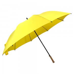 OVIDA Custom Golf Umbrellas 27Inch Business Advertising Wooden Straight Handle Umbrella