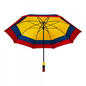 OVIDA Custom Umbrella 27inch Golf Straight Umbrellas Sombrilla Windproof umbrella wholesale
