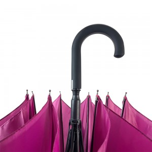 OVIDA Wholesale 27 Inch Large Windproof Prints Promotional Custom Logo Straight Golf Umbrella