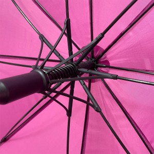 OVIDA Wholesale 27 Inch Large Windproof Prints Promotional Custom Logo Straight Golf Umbrella