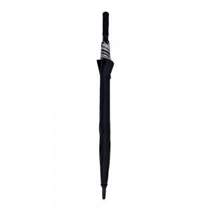 Umenzi we-OVIDA oyi-27Inch oyi-Luxury Custom Golf Umbrella enkulu engangeni moya ethe tye, uyilo lweClassic olunophawu oluprintiweyo