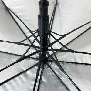 Ovida 30″*8K custom company club logo printed strong windproof fiberglass UV protective umbrellas big golf umbrella