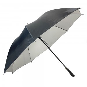 Ovida 30″*8K custom company club logo printed strong windproof fiberglass UV protective umbrellas big golf umbrella
