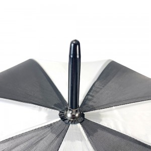 Ovida Custom Logo FUJIAN Factory In Black And White multi-color Golf Club Umbrella
