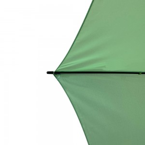 Ovida Windproof fiberglass frame big fresh green windproof straight golf club umbrella custom logo print