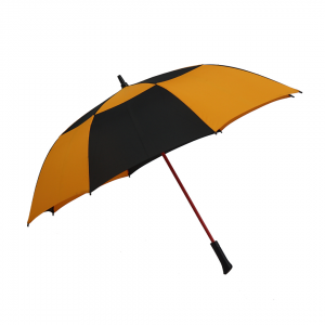 Ovida 60″ Double Canopy two 2-Person Golf Umbrella Windproof Vented black and yellow