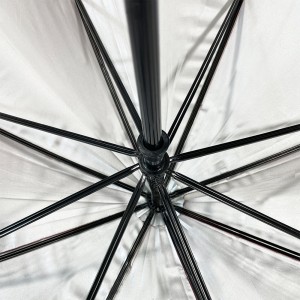 Ovida 手動開閉式ゴルフ傘 最安値 赤銀色 UVコーティング傘 中国でより安く