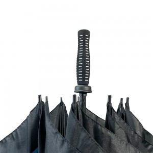 Ovida high quality windproof carbon fiber golf umbrella promotion auto open straight sword umbrella