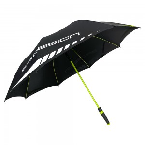 Ovida wholesale auto open custom logo printed personality sublimation men golf umbrella