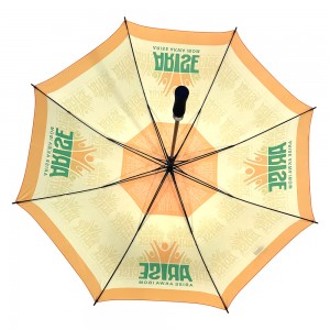 Onye Mmepụta Umbrella OVIDA nke nwere 30 inch n'ogbe, Mgbakwasa Golf omenala nke nwere akara ngosi