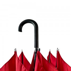 I-OVIDA evulekayo ngokuzenzekelayo eyi-30 intshi eyenziwe ngokwezifiso I-Windproof Stick Golf Straight Pongee Travel Umbrella