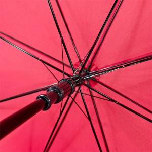I-OVIDA evulekayo ngokuzenzekelayo eyi-30 intshi eyenziwe ngokwezifiso I-Windproof Stick Golf Straight Pongee Travel Umbrella