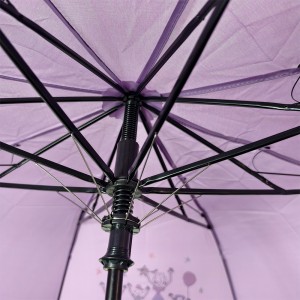 OVIDA Custom 2 Folding Umbrella Pongee Windproof Rain Automatic Umbrella With Logo Promotion Gift