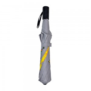 OVIDA Wholesale Promotional Windproof Auto Open 2 Folding Umbrella with Custom Logo for Travel