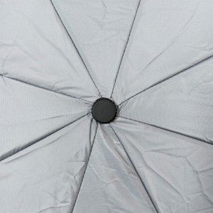 OVIDA Custom 2 Fold Umbrella with logo Ring Buckle Handle Auto Open Business Compact Waterproof Portable