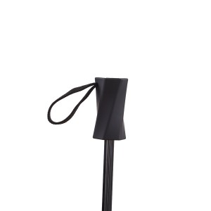 Ovida patio black UV coating with daisy flower 3 folding umbrellas safe manual open and close fashion design umbrellas hot sale