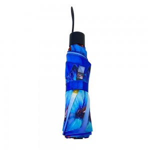 OVIDA three folding ladies’ colorful umbrella India style sun and rain umbrella