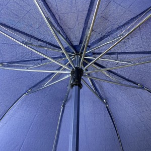 OVIDA three folding large umbrella can hold two people with custom logo print and design
