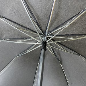 OVIDA three folding umbrella manual open umbrella with custom design and logo print