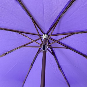 OVIDA three folding umbrella ladies’ aluminum super light umbrella with custom design