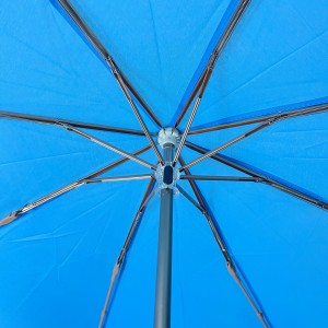 OVIDA three folding umbrella ladies’ aluminum super light umbrella with custom design