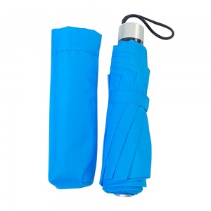 OVIDA three folding umbrella ladies’ aluminum super light umbrella with custom design
