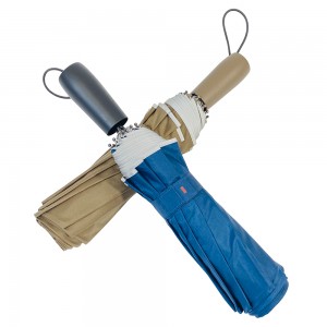 Umbrelă pliabilă clasică OVIDA 3, umbrelă compactă albastru închis de înaltă calitate