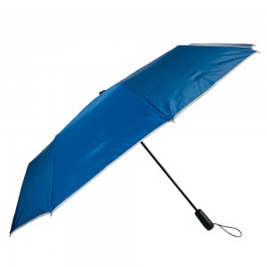 Umbrelă pliabilă clasică OVIDA 3, umbrelă compactă albastru închis de înaltă calitate