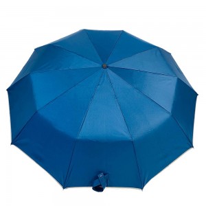 Umbrelă pliabilă clasică OVIDA 3, umbrelă compactă albastru închis de înaltă calitate