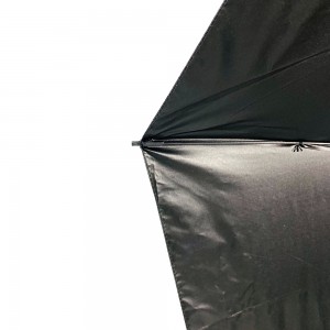OVIDA blue Flower Watercolor Painting Automatic Umbrella for Rain Foldable Parasol Umbrella Eight strand Outdoor Umbrellas