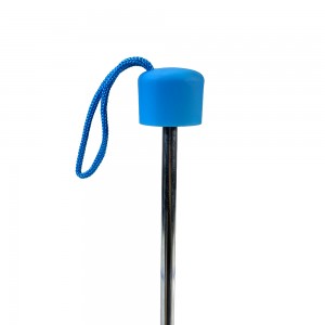 OVIDA Transparent Manual open Umbrella blue flower Folding Unisex Outdoor Travel Simple Portable umbrella