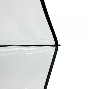 Ovida 3 Çadër e Personalizuar Transparente e Palosshme, Manual i Hapur, Kompakte, e Vogël, Mini, Çadra Plastike e Shkurtër dhe e Shkurtër