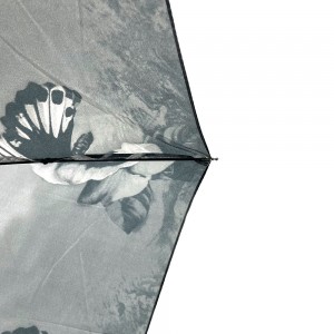 OVIDA 3 folding lady’s butterfly umbrella manual open umbrella accept custom logo design