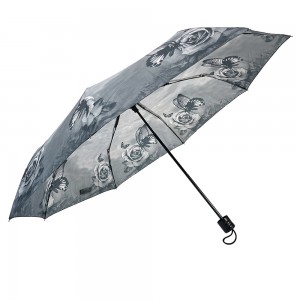 OVIDA 3 folding lady’s butterfly umbrella manual open umbrella accept custom logo design