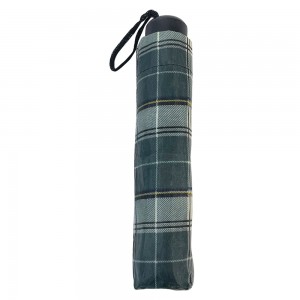OVIDA 3 folding easy manual open umbrella accept custom logo design green umbrella