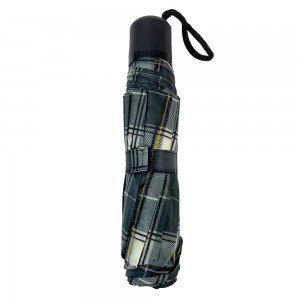 OVIDA 3 folding easy manual open umbrella accept custom logo design green umbrella